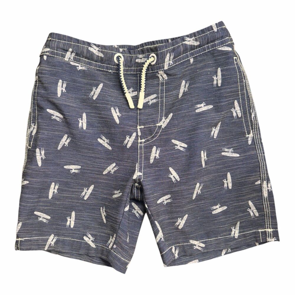 Johnnie-O Carve Youth Medium Blue Surfer Swim Trunks